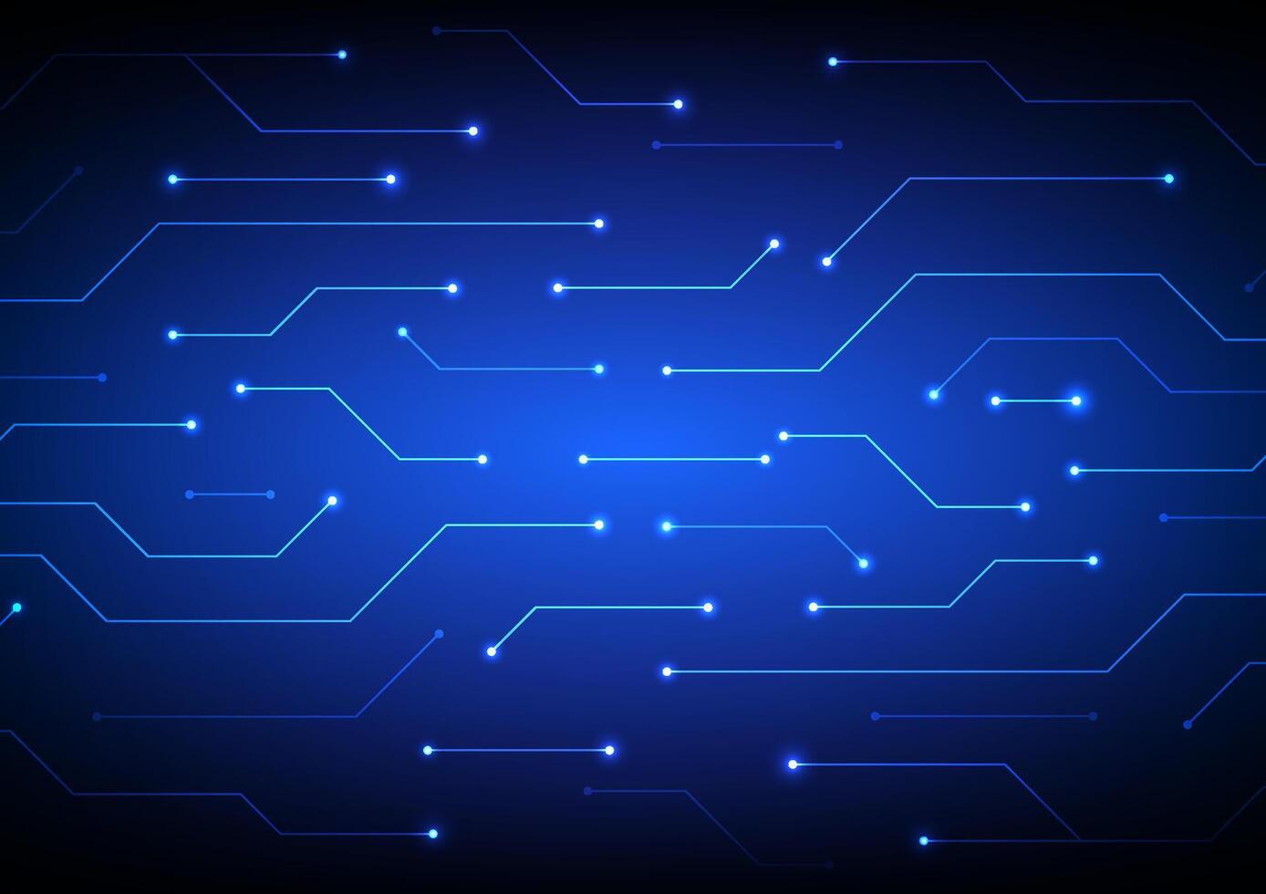 Digital technology circuit background. Futuristic abstract data network and board concept. Design for data future digital network connections motherboard. vector