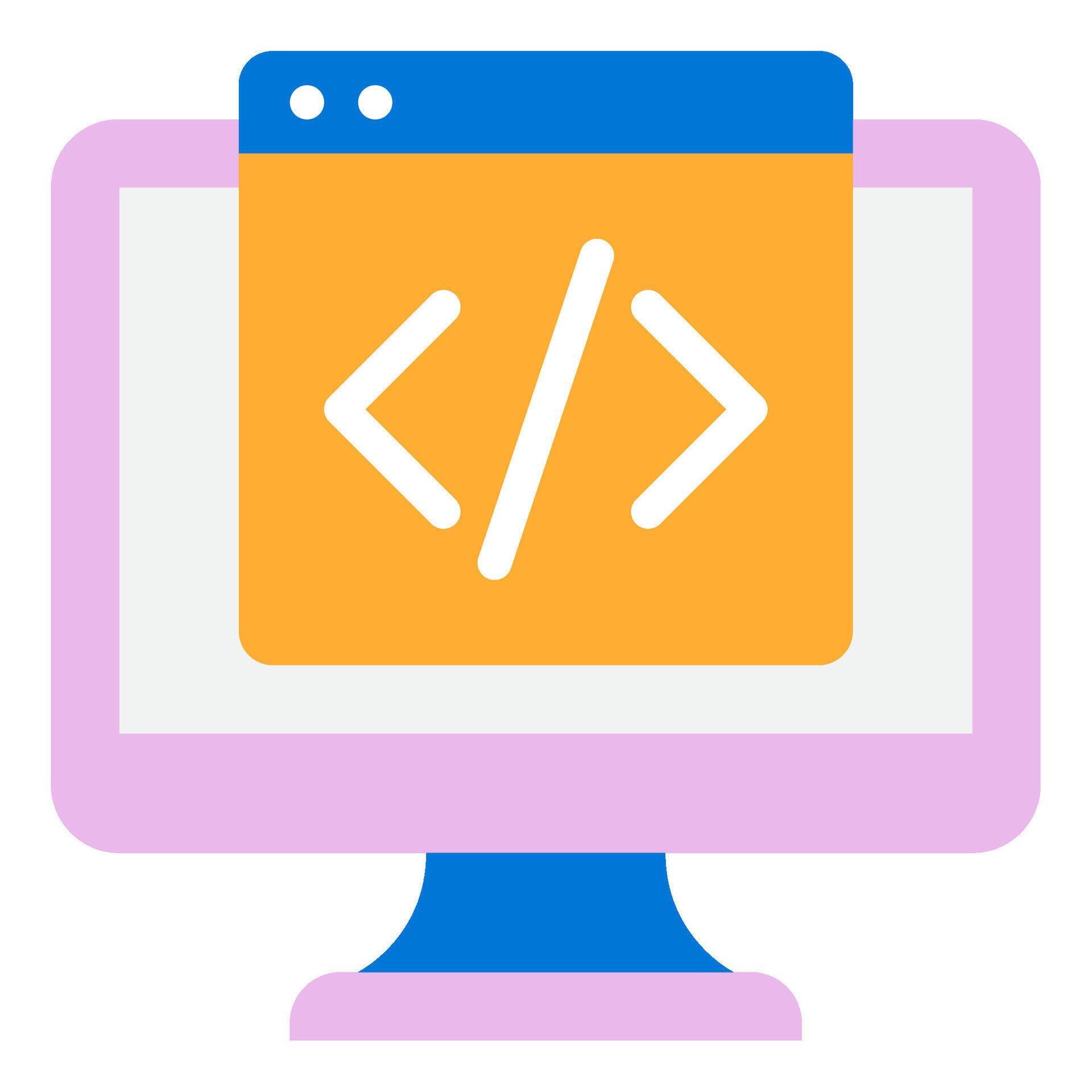 Coding Screen Icon 67465480 Vector Art at Vecteezy
