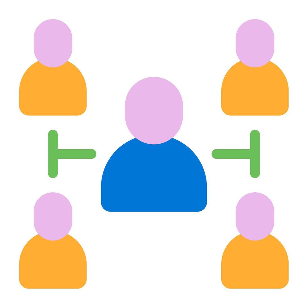 3D Illustration, character, icon Team Collaboration vector