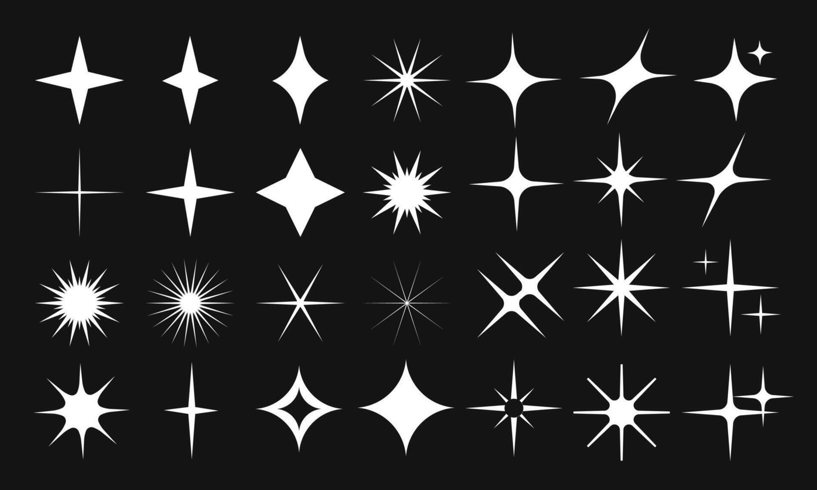 Collection of Star Icons vector