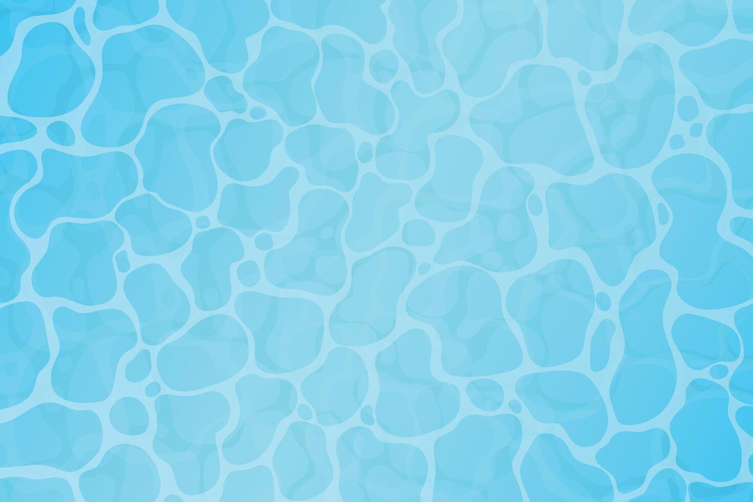 Swimming pool top view background. Summer time text on water surface backdrop. vector