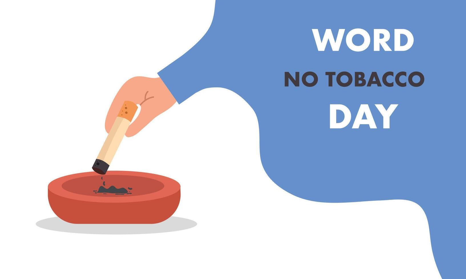 Say No to Tobacco for a Healthier Future vector