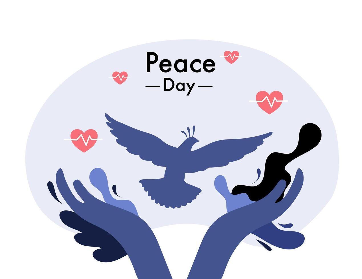 The Role of Youth in Global Peace Day vector