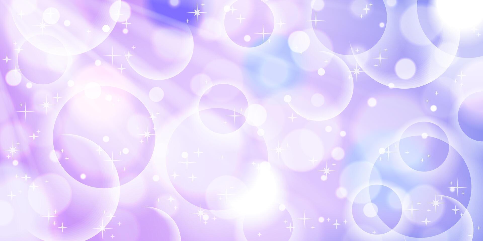 Soft purple bubble background design vector