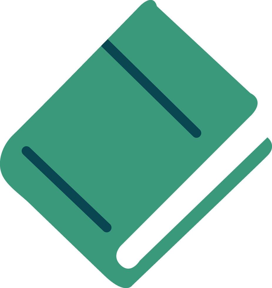 Spiral Notebook Icon in Flat Design Style for School and Office Use vector