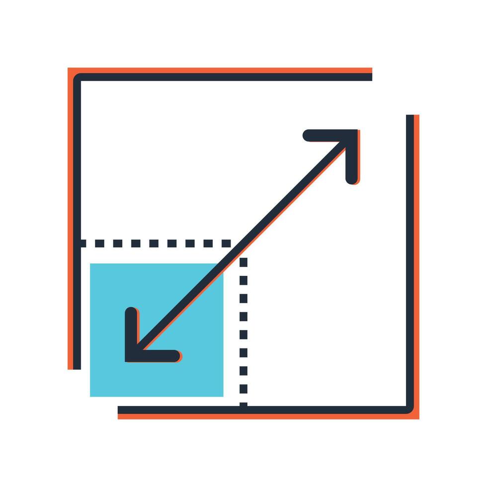 Scalability icon image on white background vector