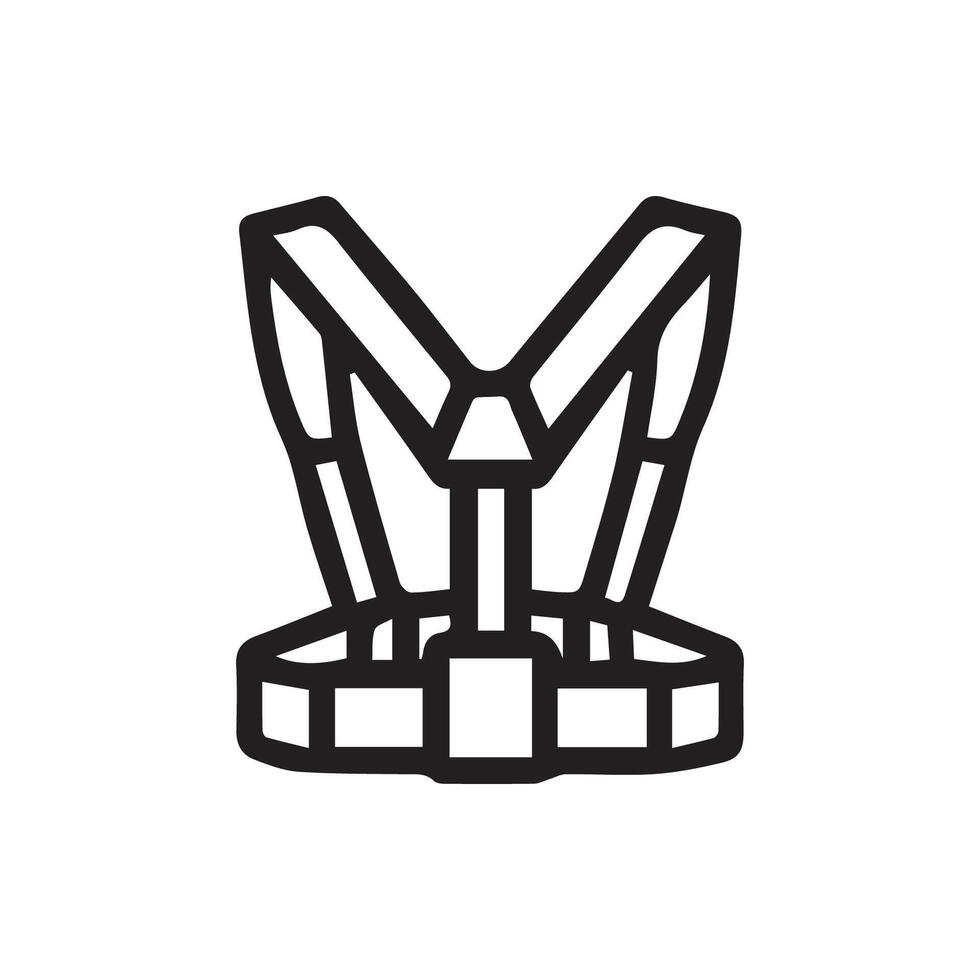 Explore the Modern Utility of a Chest Harness Design Element Today vector