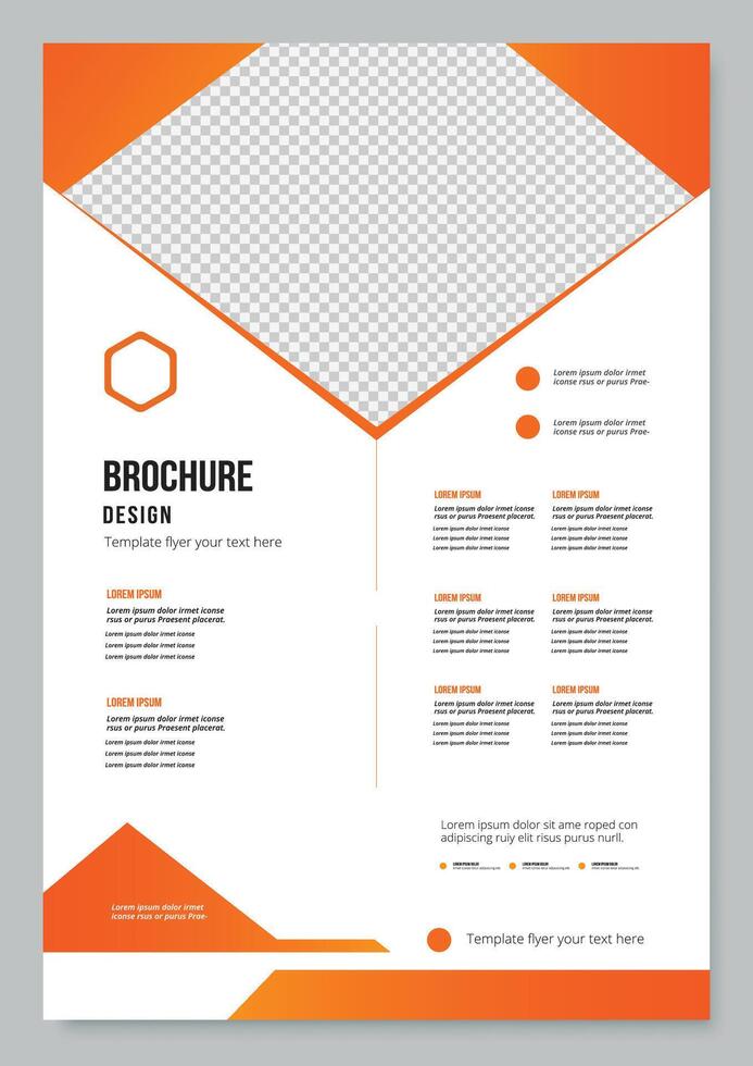 Modern card template. vector