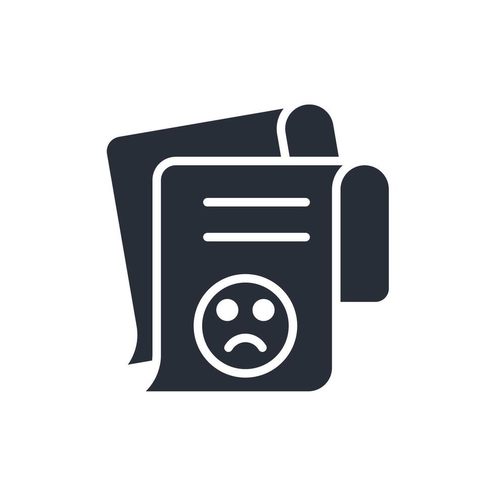 complaint icons style collection vector