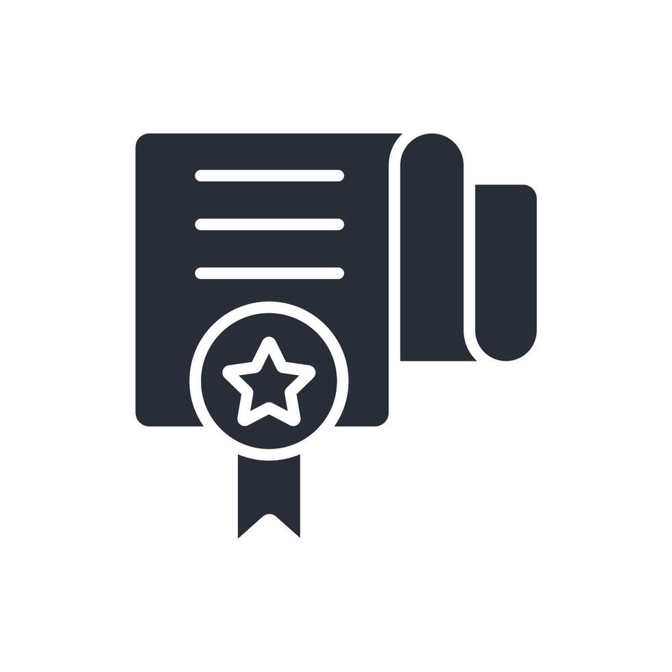 certificate icons Editable stroke vector