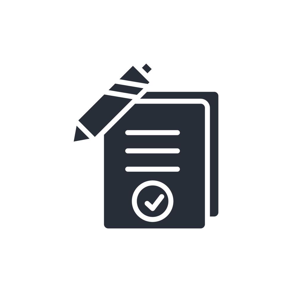 agreement icons Editable stroke vector