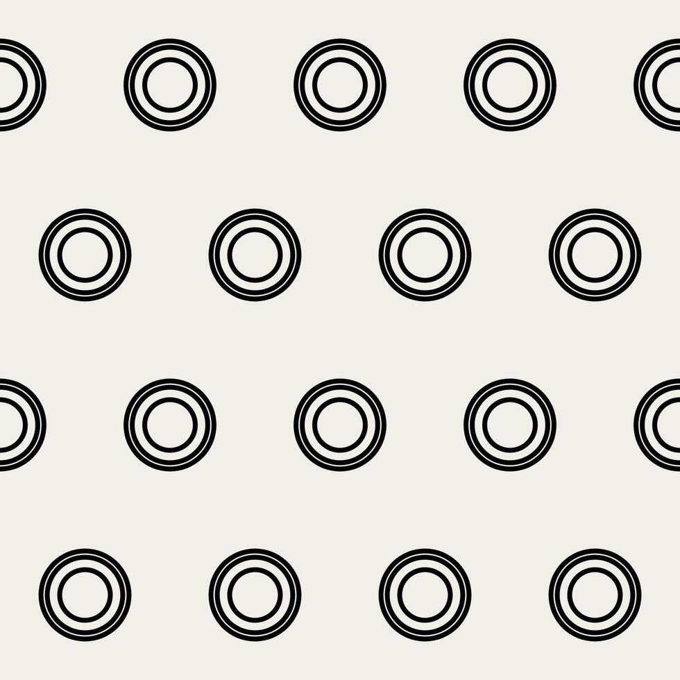 Circle Graphic Seamless Pattern background. Minimalist Geometric Round Outline Shape Silhouette Wrapping Paper. Wallpaper. Textile fabric Soft Minimalist Graphic Print Decoration. vector