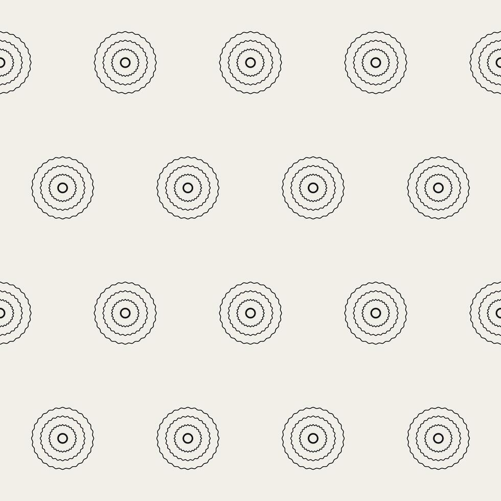 Circle Graphic Seamless Pattern background. Minimalist Geometric Round Outline Shape Silhouette Wrapping Paper. Wallpaper Art. Textile fabric Soft Minimalist Graphic Print Decoration. vector