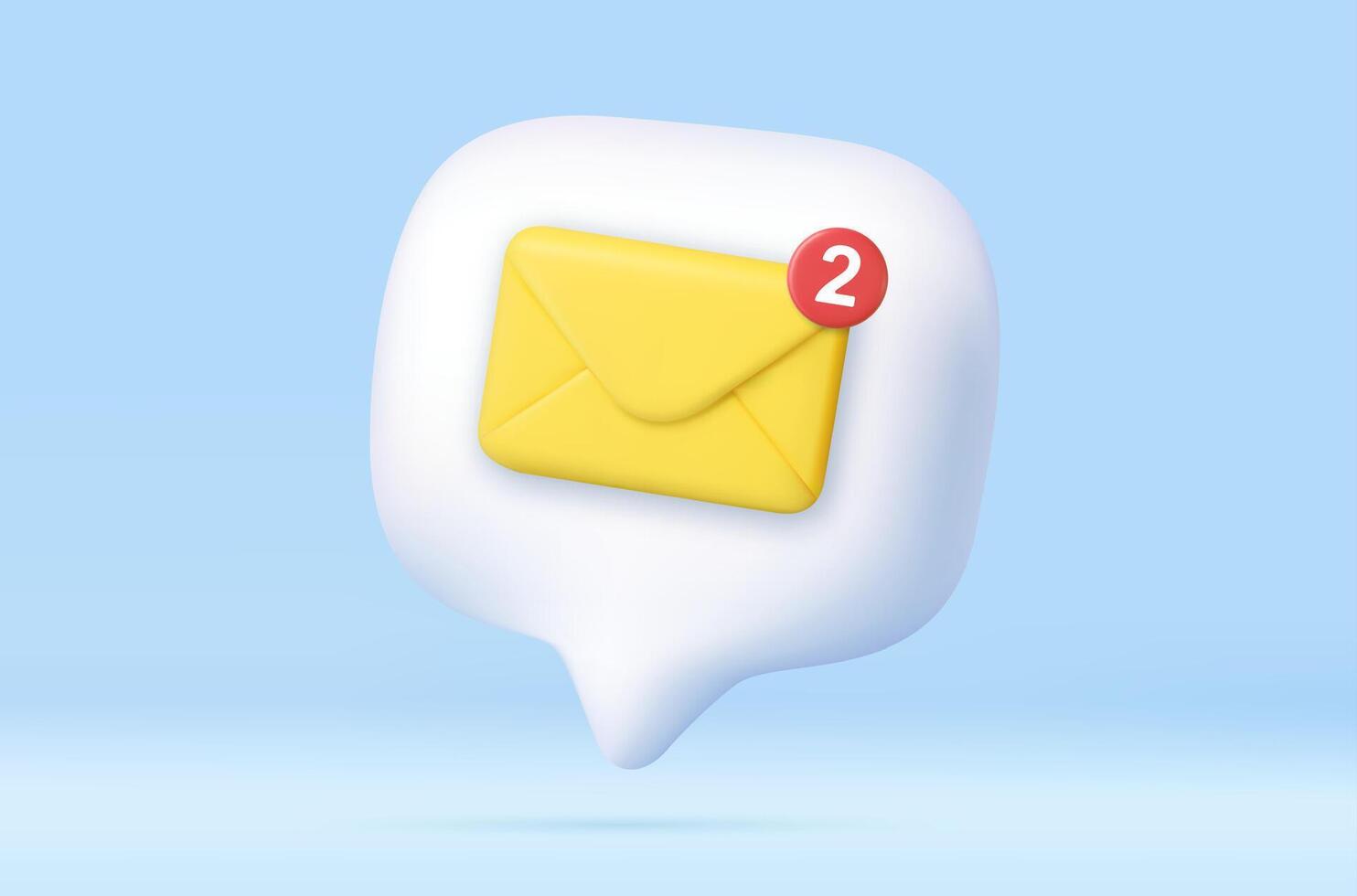 3d Email . vector