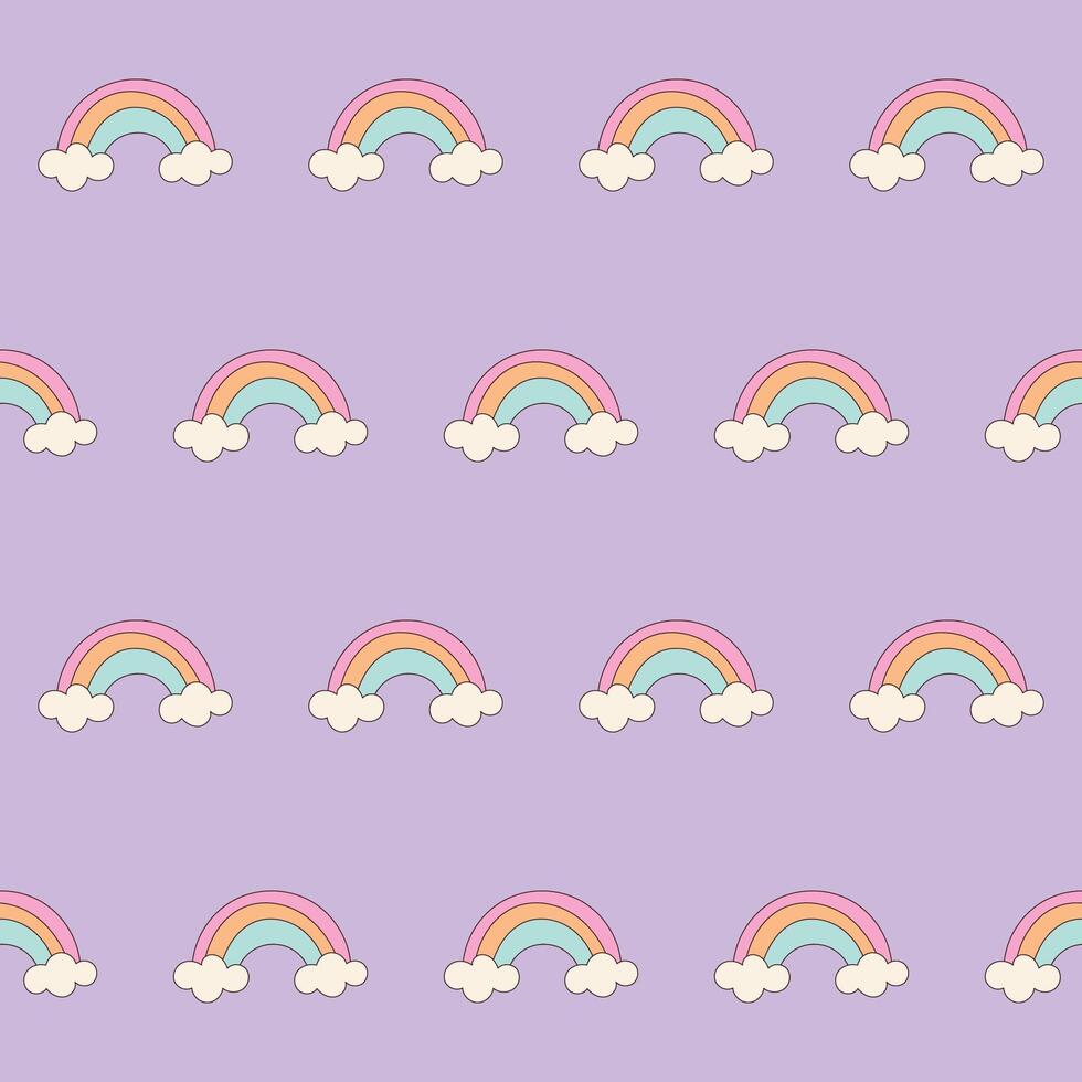 Textile Seamless Swatch Background. Hand Drawn Doodle Funny Cute Infant Fabric Pattern. Cute Kawaii Whimsical Wrapping, Wallpaper Nursery Design. Vintage Elegant Retro Style. Nappy Cover vector