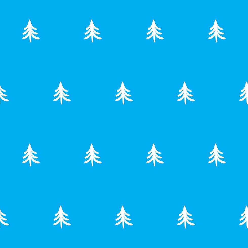 Seamless Pattern Background. Funny Positive Sketch Drawn Element Textile. Baby Kid Clothing Fabric Print. Simple Graphic Shape Wrapping Paper design. Wallpaper Abstract Line Spruce Tree Swatch. vector