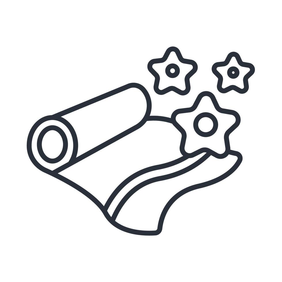 spa towel line icons style collection vector
