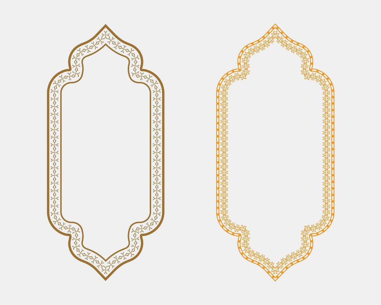 Decorative frames in two styles vector
