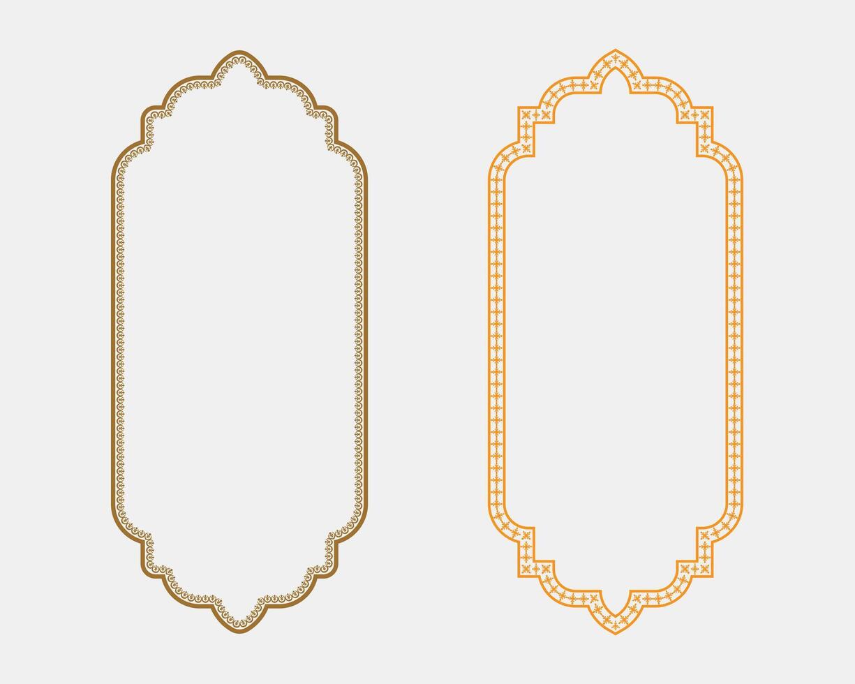 Botanical text frame vectors bundle floral side borders for posters, templates, and labels