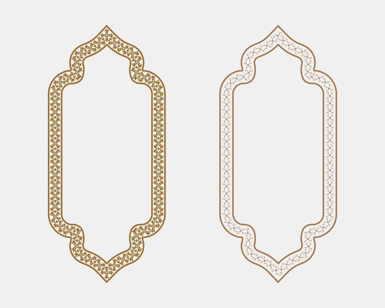 Botanical art frame pack decorative border and textbox floral vectors