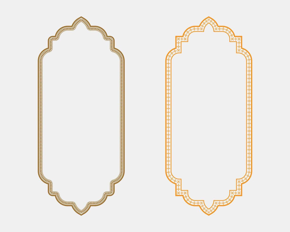Natural floral frame collection modern side vectors borders for text decoration and layout templates