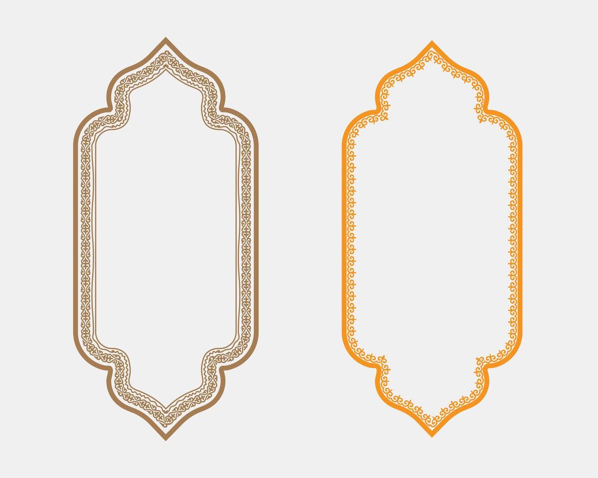 Botanical frame collection creative floral border vectors set for art and layout