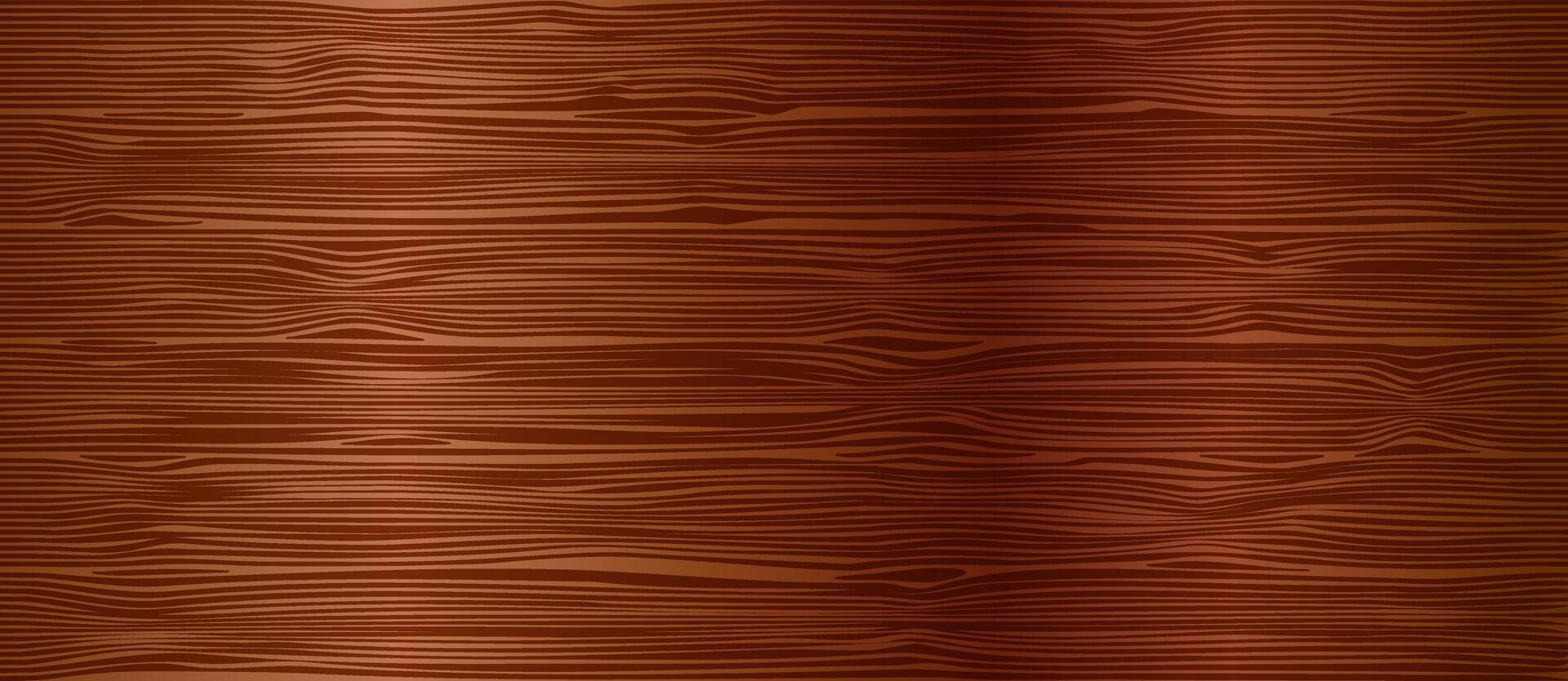 Rich mahogany wooden texture background. Realistic dark brown wood grain with warm, deep tones. Ideal for luxury interiors, furniture, elegant branding, and natural design projects. vector