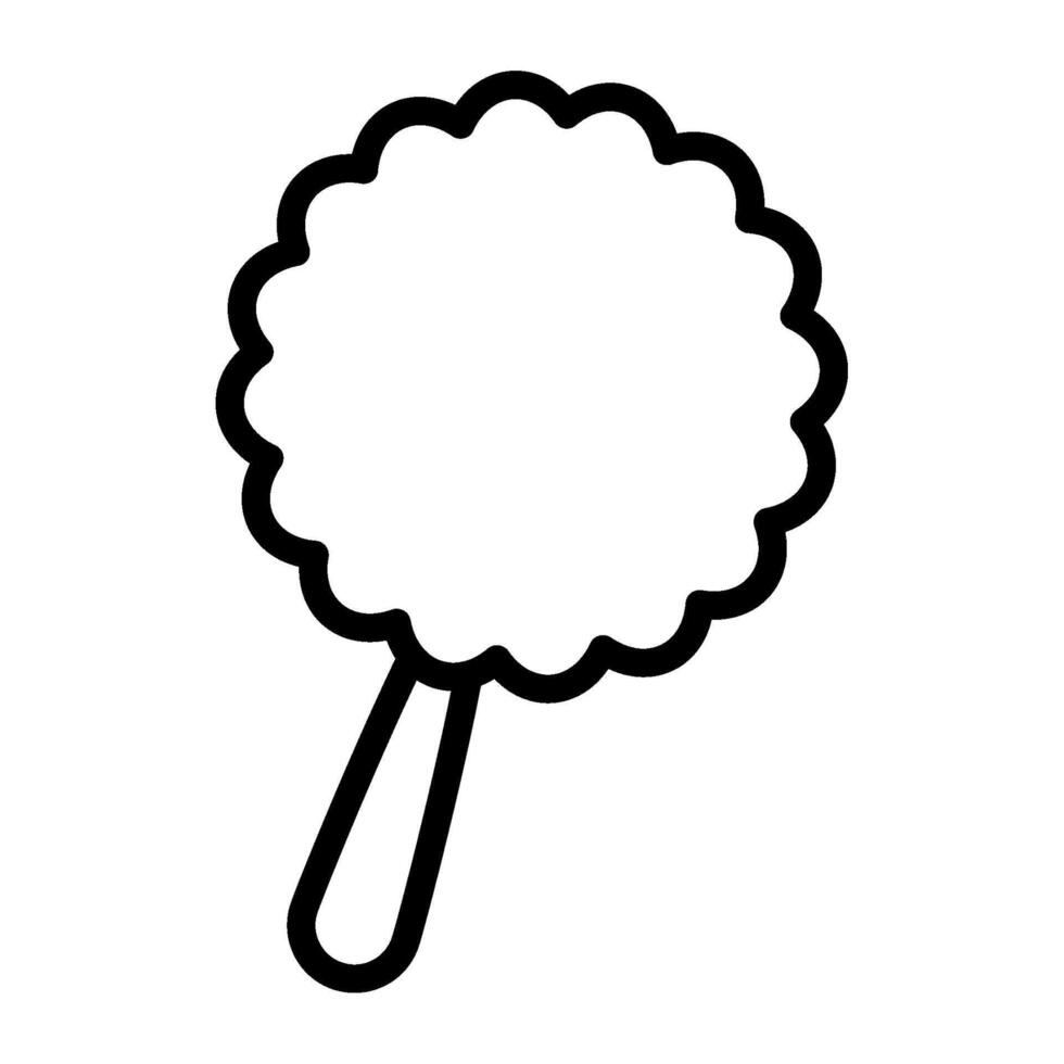 Sweet and fluffy cotton candy vector