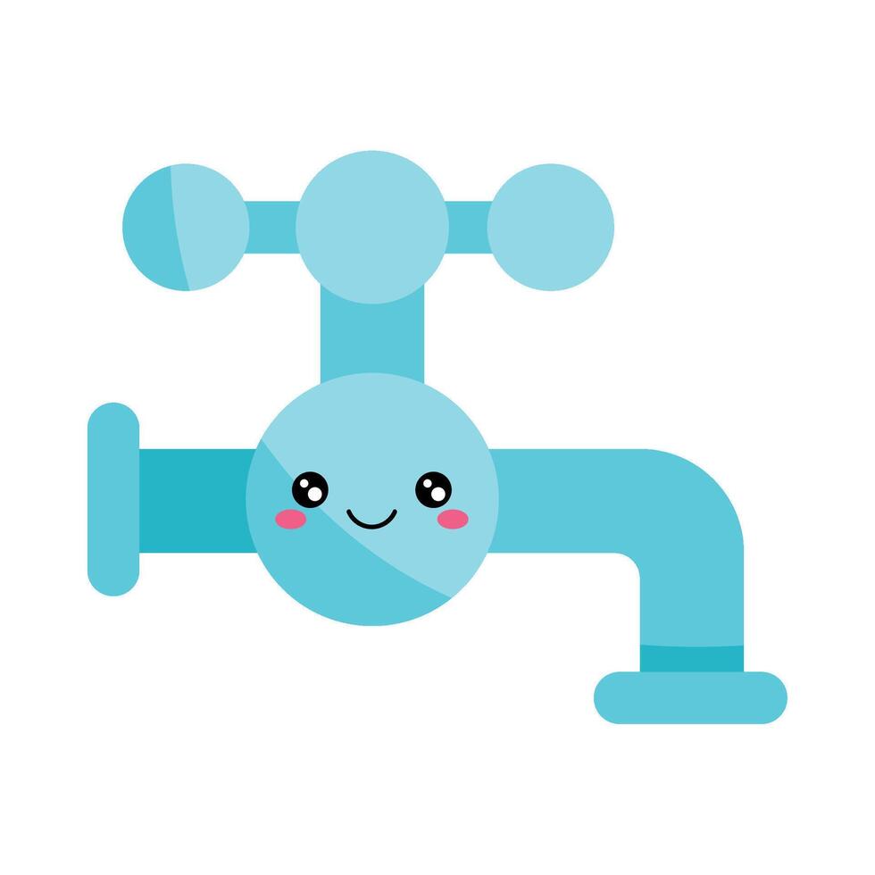 Water Faucet for Earth Day vector