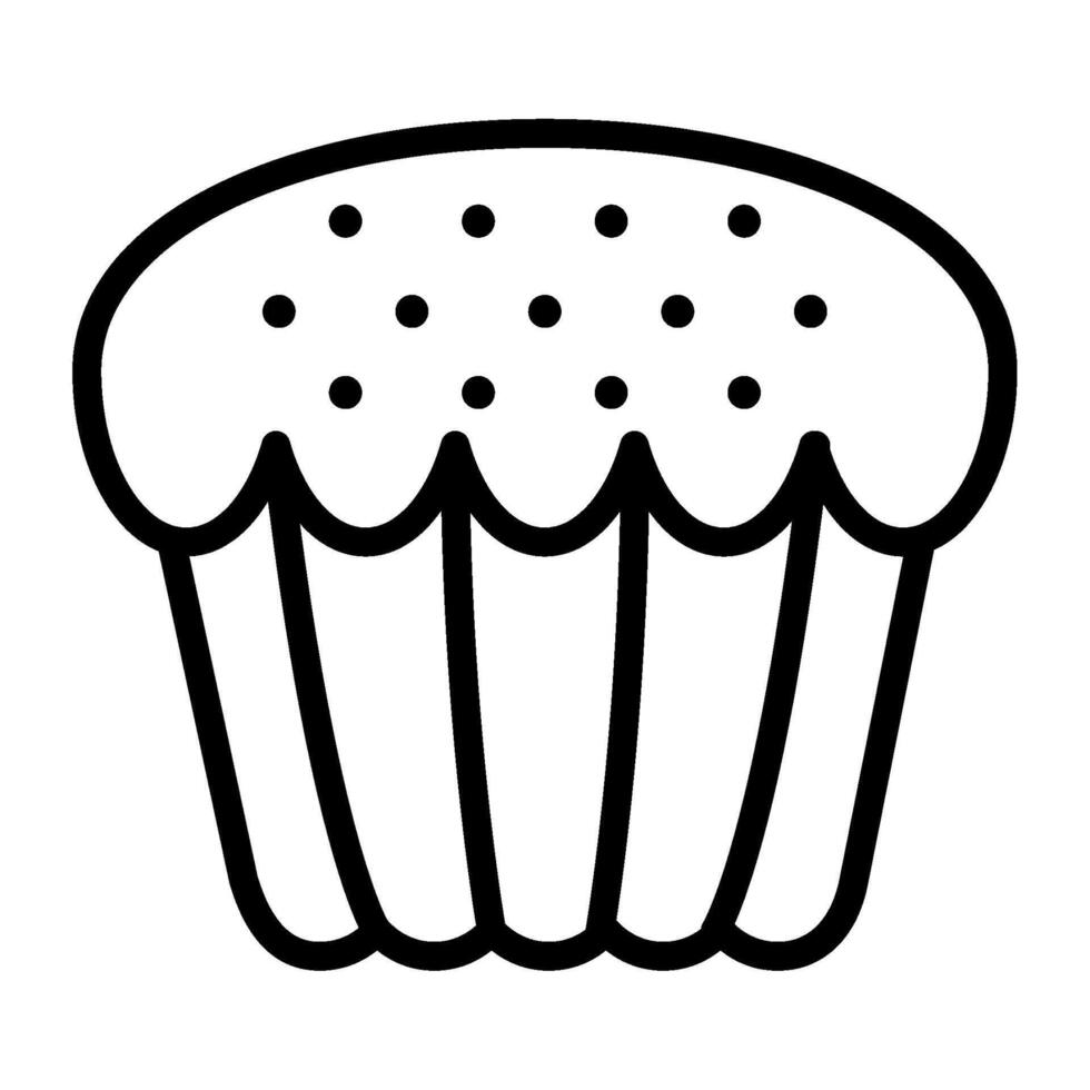 Cupcakes decorated with colorful frosting vector