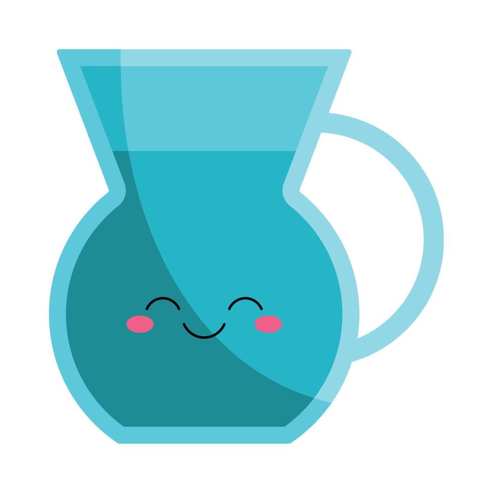 Eco Water Pitcher for Earth Day Designs vector