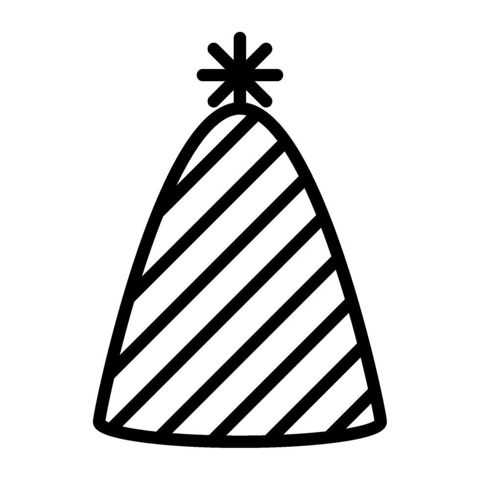 Party hat full of colors vector