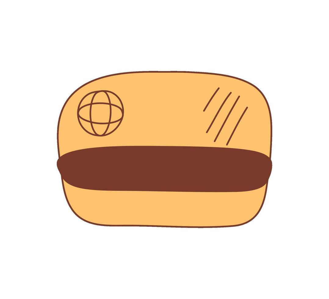 Credit Card Hand-Drawn Doodle Isolated Icon vector
