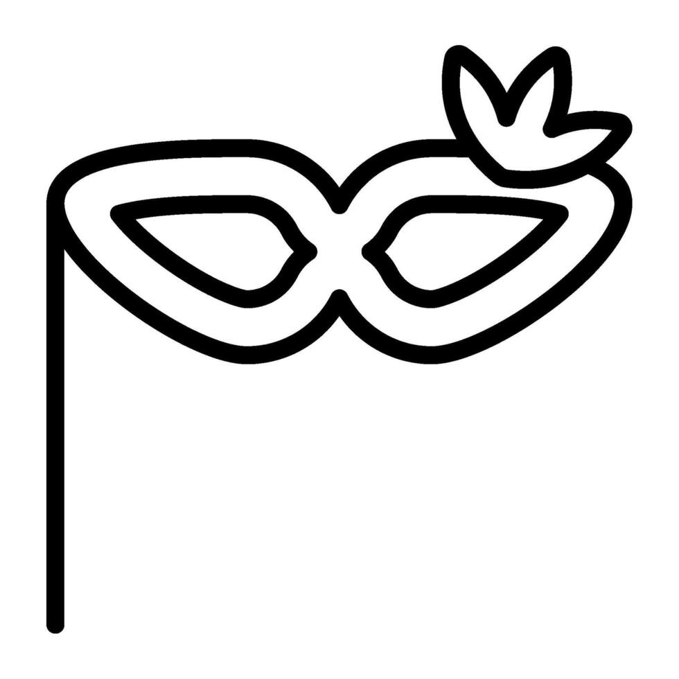Mysterious mask for a big party vector