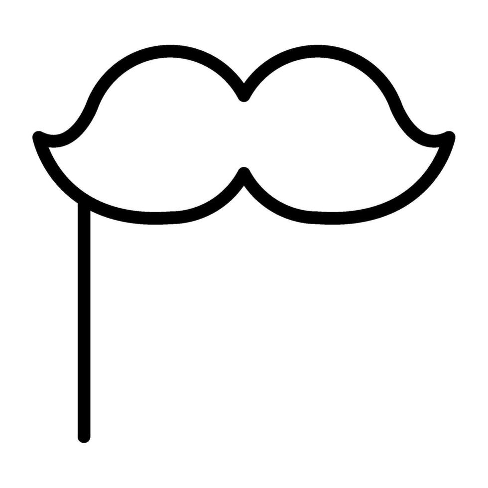 A fun mustache for dressing up vector