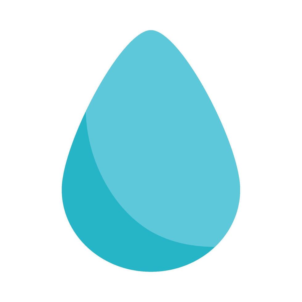 Flat Water Drop Icon for Earth Day vector