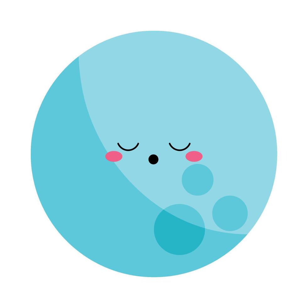 Earth and Moon Harmony Concept vector