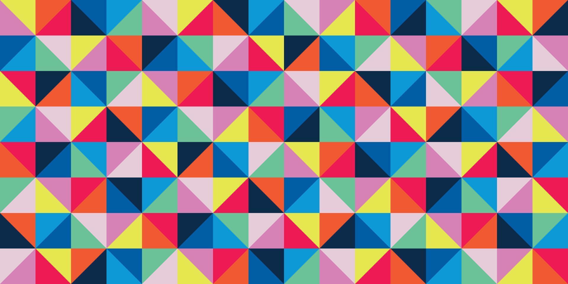 Vibrant geometric triangle pattern vector