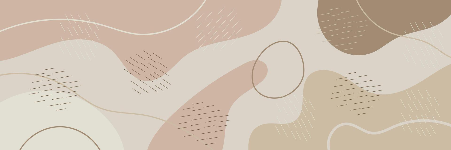 Modern background with organic shapes vector