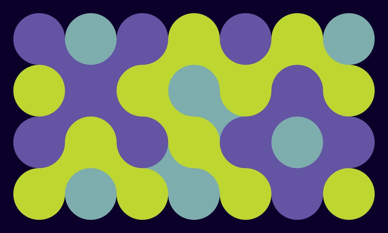 Modern composition based on circles vector