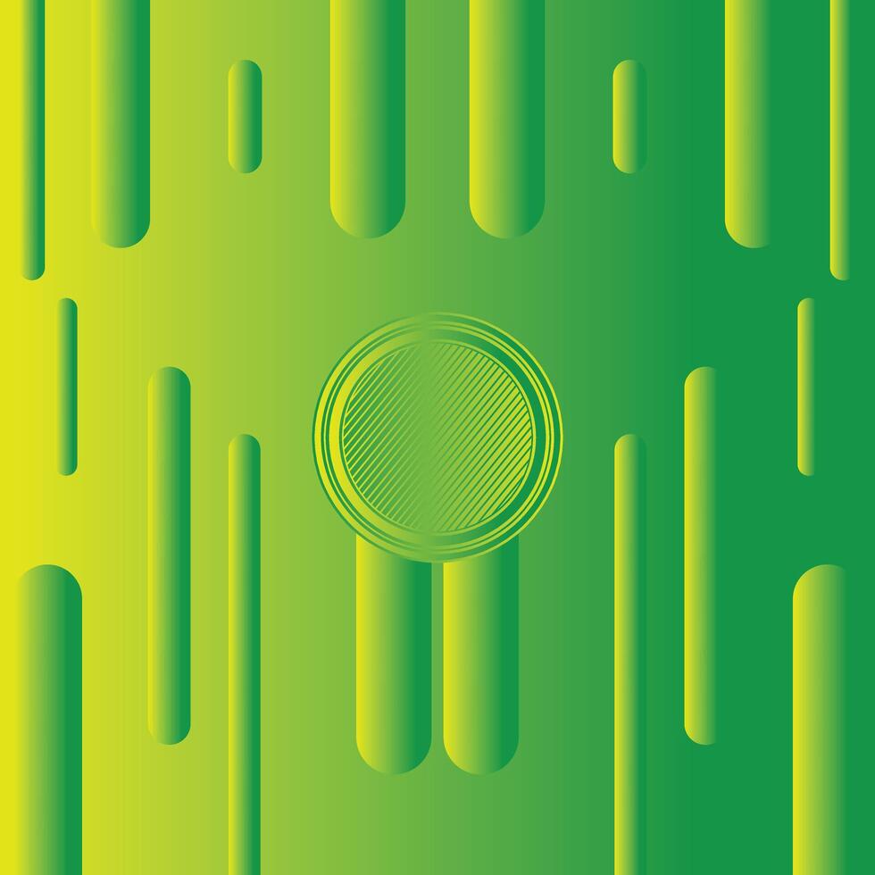 Abstract green 3D spheres with green technology background. Elegant gradient bubble futuristic backdrop with copy space. Creative presentation slides, poster, banner, flyer vector