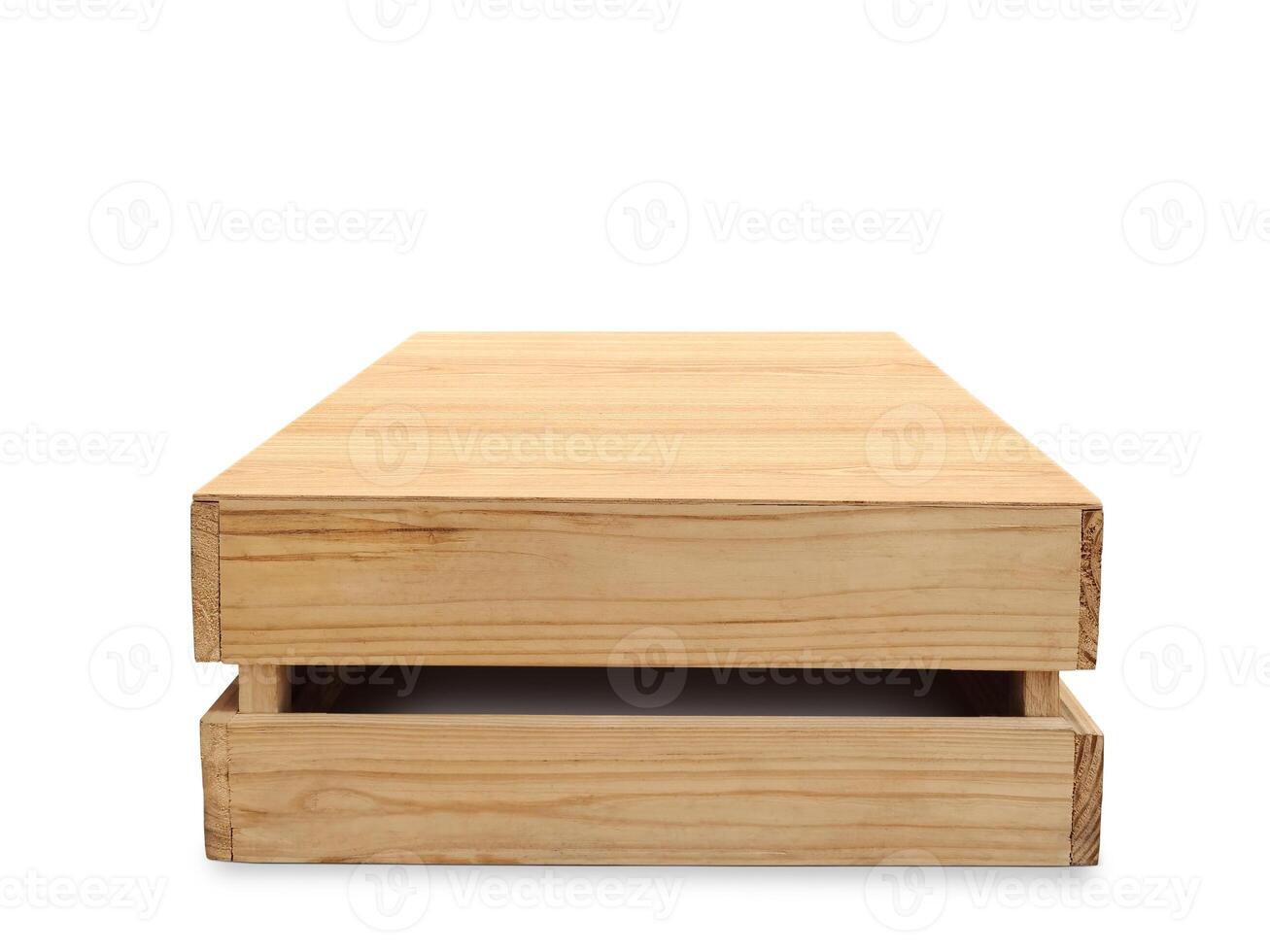 Wooden pallets for packing wooden crates, wooden trays for loading for warehouses. photo