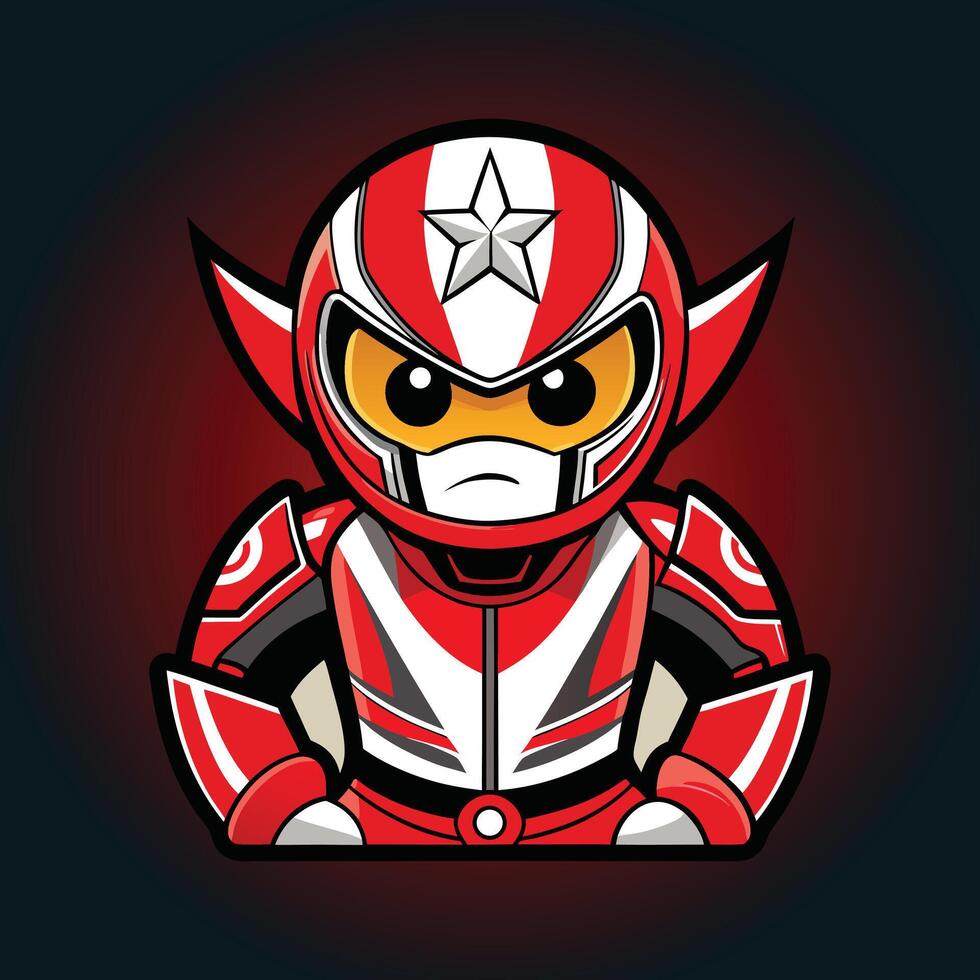 Biker head mascot logo vector