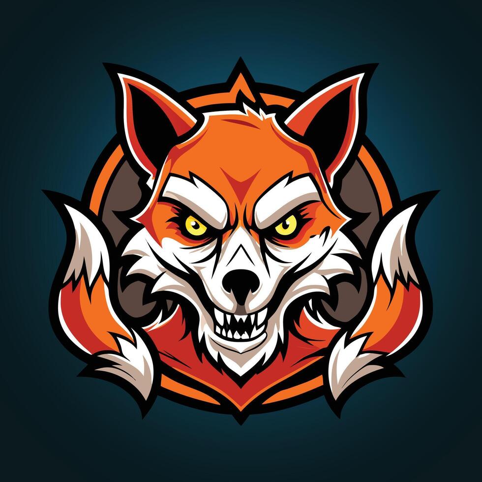 Fox Creative mascot logo design creative work vector
