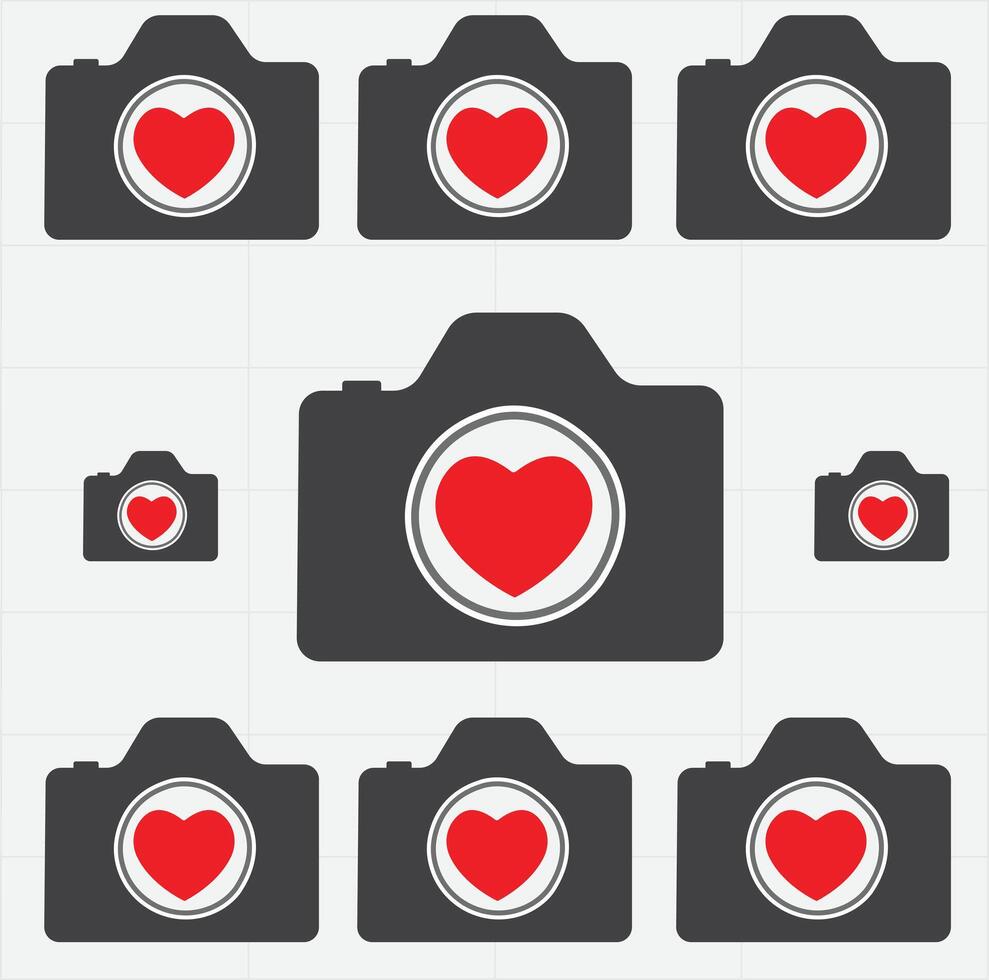 l camera icon design. easy editable. vector