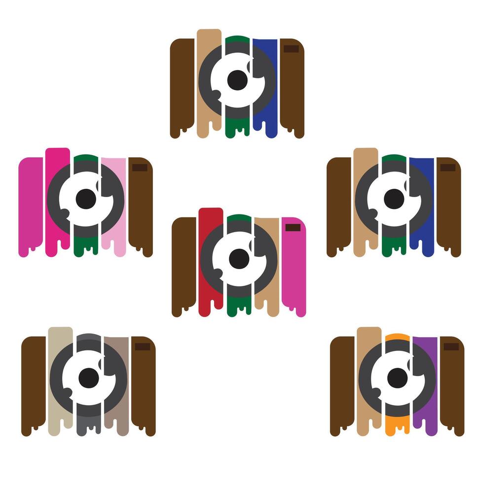 Digital camera icon design. easy editable. vector