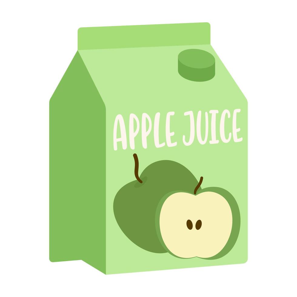 Colorful summer cold drink carton and bottles with different fruit flavors. vector