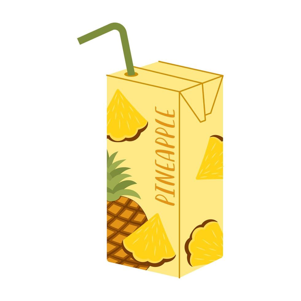 Colorful summer cold drink carton, and bottles with different fruit flavors. vector