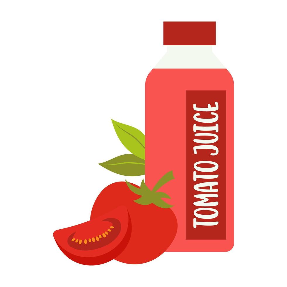 Assorted juice, and bubble tea bottles with fruits and straws. Summer cool drinks. vector