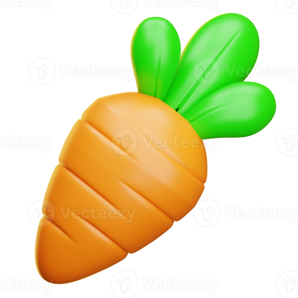 3d carrot icon representing healthy eating and fresh vegetables png